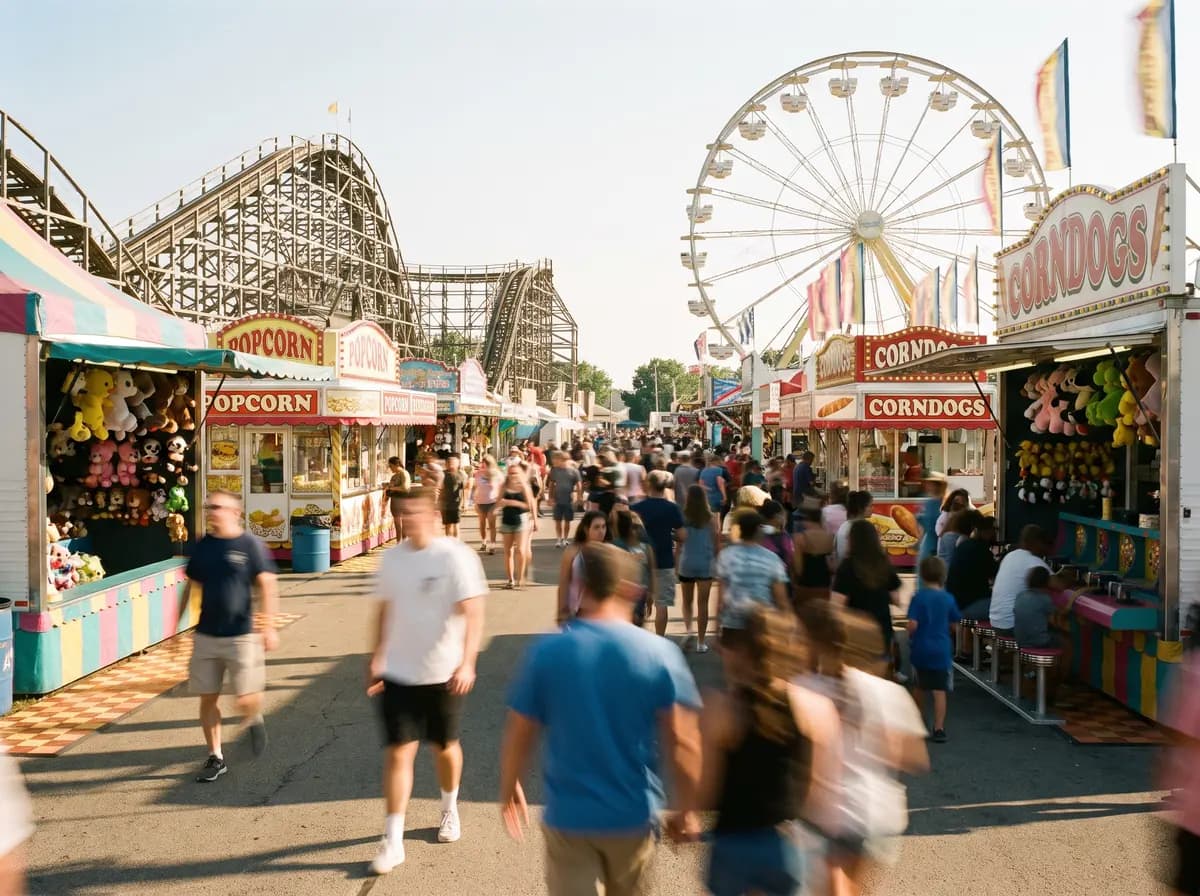 A amusement park of the kind Pinpoint signs